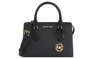 Michael Kors Кожаная сумка-тоут, сумка для покупок, сумка через плечо, сумка на плечо, маленькая женская, черная