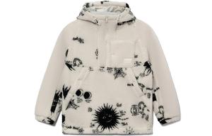 Куртка LiNing женская жемчужно-белая жаккардовая расцветка