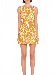 Авеллина Комбинезон-юбка в принте Боттичелли Amanda Uprichard, Botticelli Print