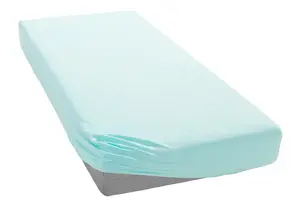 Простыня Irisette "MERKUR", согревающая тонкая фланель из чистого хлопка 100х200 см, 1 шт., синий