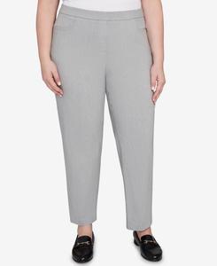 Укороченные брюки Stockbridge Modern Millennium больших размеров Alfred Dunner, Pewter Heather