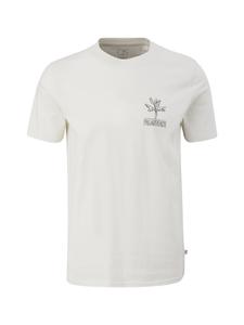 QS Футболка светло-бежевого цвета (80D0)