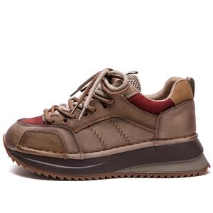 Износостойкие, увеличивающие рост, нескользящие, низкие повседневные туфли для женщин Jay, Red