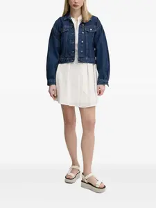 Платье мини с вышивкой Desigual, белый