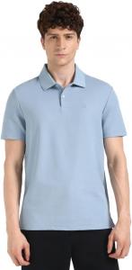 Мужские поло вафельного цвета Calvin Klein, Faded Denim