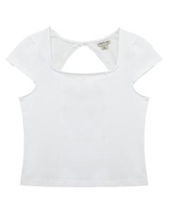 Привычная футболка с квадратным вырезом в стиле Mod Habitual, белый