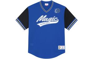 Mitchell Ness Футболка с рукавом дроп-шолдер унисекс синяя Mitchell & Ness