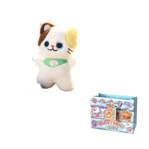 Плюшевый кулон с милым котенком высотой 12 см MORTEN SOLUM, желтый