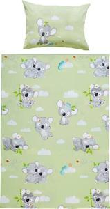 Постельное белье Erwin Müller 200592 2-teilig, 100x1x135 см цвет grün-hellgrau