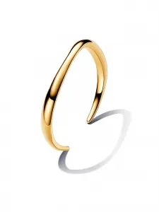 Браслет открытой формы органической формы Pandora, золото