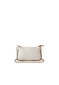 CHICCA BORSE Сумка через плечо кремового цвета