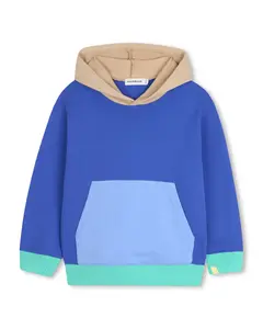 Детская худи с цветными блоками и капюшоном Billieblush, синий