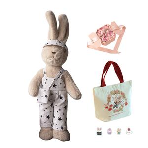 Dolls and bears dance Персиковый белый кролик милые креативные кроличьи куклы плюшевая кукла высота 32см/35см