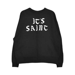 Толстовка SAINT Mxxxxxx Its Saint Crewneck Sweatshirt, Black