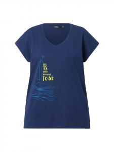 Футболка Ulla Popken, цвет tintenblau