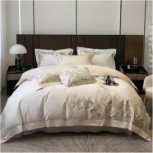 YIZUFU Комплект постельного белья из египетского хлопка с вышивкой