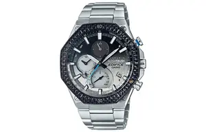 Часы Casio Edifice, арт. EQB-1100AT-2APR, серебристый/черный
