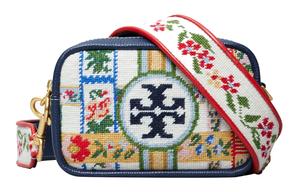 TORY BURCH Кожаная сумка через плечо для фотоаппарата