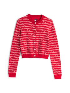 Толстовка с капюшоном на молнии Tommy Jeans, Fire Red