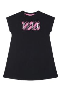 Расклешенное платье для маленьких девочек Elle, черный