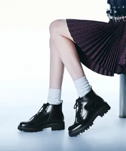 Боевые ботинки с жесткой подошвой Charles & Keith, цвет Blackbox