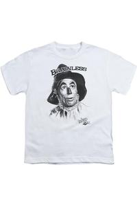 Футболка "Волшебник страны Оз" без мозгов, детская, с коротким рукавом Gildan, белый