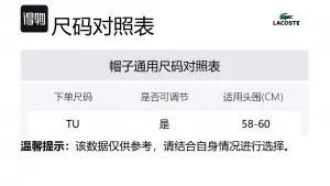 LACOSTE Кепка Original Design Unisex Black