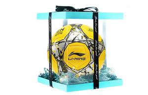 LINING Размер 5 футбольный мяч TPU бесшовный термосварной унисекс ярко-желтый