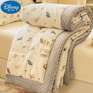 Disney Одеяло двойное 220х240 см, хлопковое, вес 3,25 кг, утепленное, сезон весна-осень, расцветка Dinosaur Planet