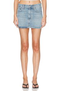 Мини-юбка Алек AGOLDE, цвет Force