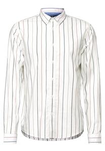 Рубашка обычного кроя на пуговицах Street One MEN, белый