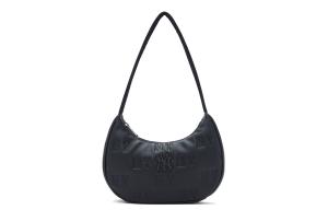 Искусственная кожа Сумка через плечо Унисекс Черный MLB, Сумка+Подарочный пакет в комплекте