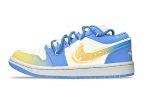 Jordan Кроссовки Air 1 YDCC Maple Abrasion Resistant Low top Vintage баскетбольные женские Blue