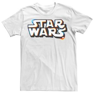 Мужская футболка с термотекстовым логотипом Star Wars