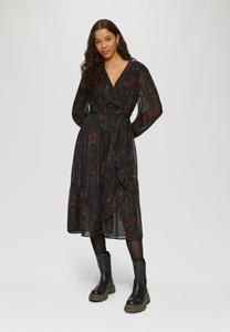 Повседневное платье MIT ELASTIKBUND QS, черный