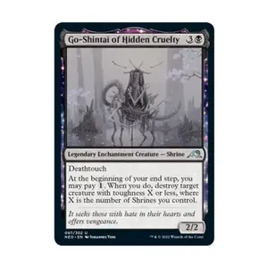 CCG Го-синтай скрытой жестокости (U), MTG - Kamigawa : Neon Dynasty