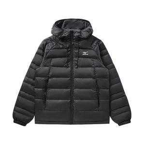 Пуховик унисекс Mizuno, черный