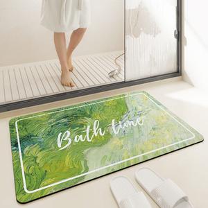 Dajiang Ковер 40х60 см из ПВХ, впитывающий, для ванной комнаты, умывальника и душевой кабины