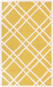 SAFAVIEH Cambridge Collection ковер 77 x 122 см Gold / Ivory CAM142Q ручной работы марокканский треллис премиальная шерсть