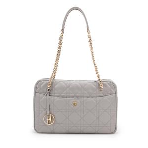 ELLE Кожаная сумка через плечо Cow Leather Regular для женщин Black/Gray