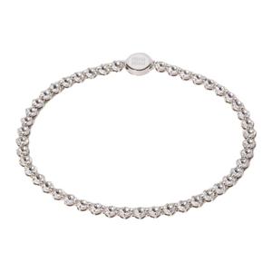 MIU MIU Оригинальный дизайн Crystal, Metal, Brass ожерелье унисекс белое