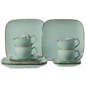 Сервиз для кофе Набор посуды, сервис CASA, 12 предметов, на 4 человека Ritzenhoff & Breker, синий/зеленый