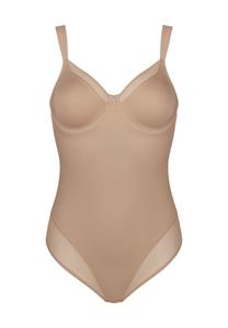 Корректирующее боди «TRUE SHAPE SENSATION», V-образный вырез, эластичное, для женщин Triumph, цвет Smooth Skin