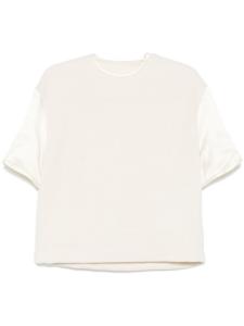 Jil Sander + топ из натуральной шерсти, белый