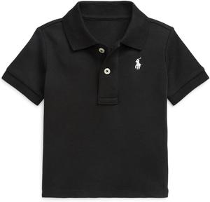 Мягкая хлопковая рубашка-поло Polo Ralph Lauren Kids, Polo Black