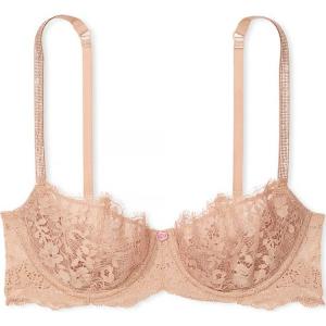 Коллекция 24 Grand Shows Dream Angels Wicked лиф-балконет без косточек с вышивкой лилиями/P чашка женский praline Victoria's Secret, Praline/Praline