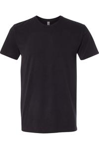 Футболка унисекс из замши Next Level, черный