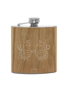 Mr. & Mrs. Panda Фляжка Flachmann Robbe Sherlock ohne Spruch in Braun