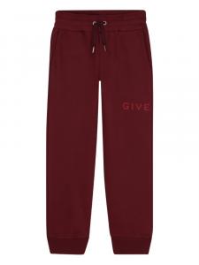 Фирменные спортивные штаны Givenchy Kids, красный