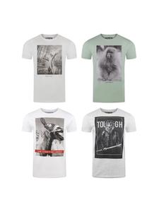 Футболка RIVCharly, упаковка из 4 штук, разноцветная riverso